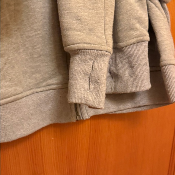 Lululemon Oversized Full-Zip Scuba Hoodie Heathered Core Medium Grey - Picture 10 of 10